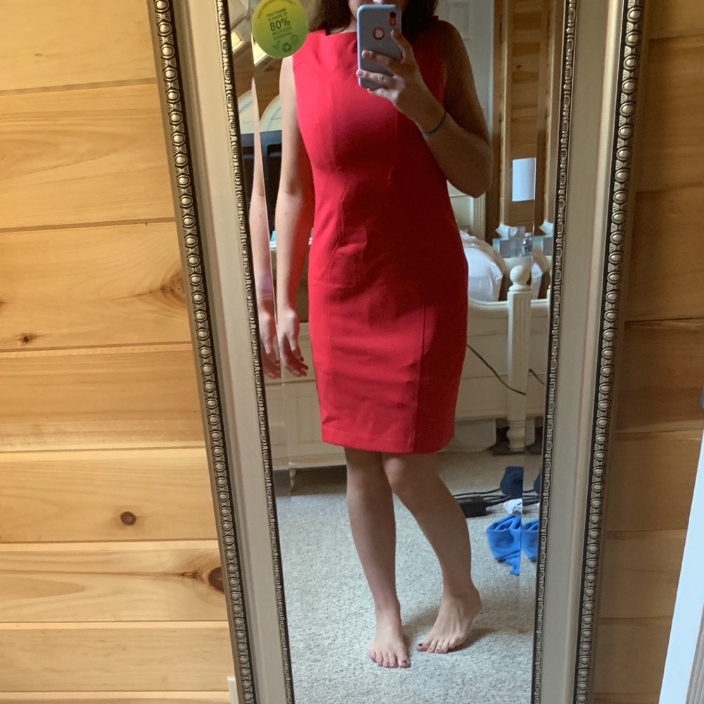 Red Cynthia Steffe dress